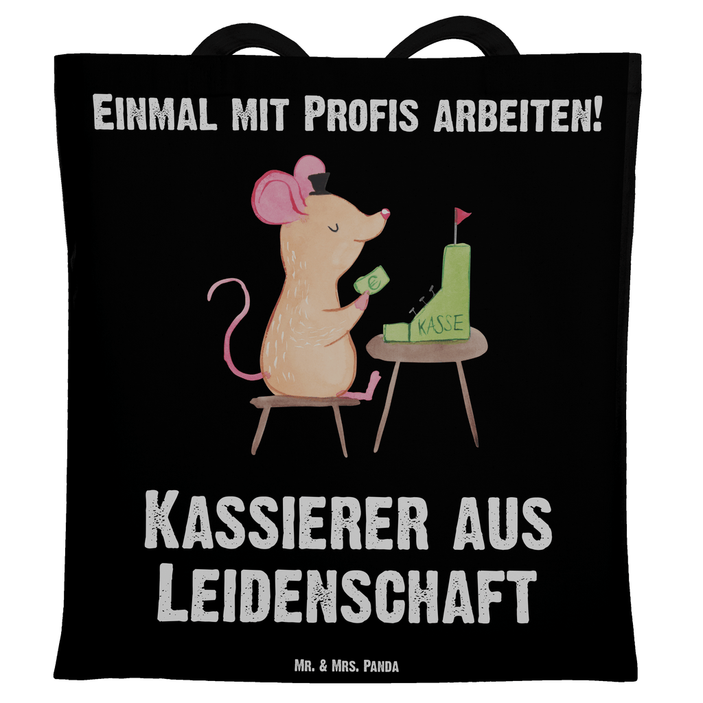 Tragetasche Kassierer aus Leidenschaft Beuteltasche, Beutel, Einkaufstasche, Jutebeutel, Stoffbeutel, Beruf, Ausbildung, Jubiläum, Abschied, Rente, Kollege, Kollegin, Geschenk, Schenken, Arbeitskollege, Mitarbeiter, Firma, Danke, Dankeschön, Kassierer, Kassenwart, Mitarbeiter Kasse