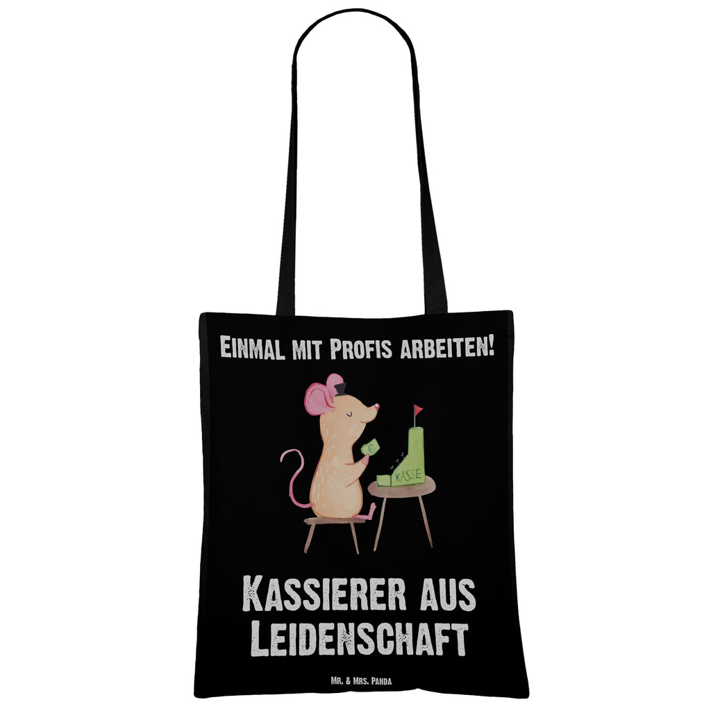 Tragetasche Kassierer aus Leidenschaft Beuteltasche, Beutel, Einkaufstasche, Jutebeutel, Stoffbeutel, Beruf, Ausbildung, Jubiläum, Abschied, Rente, Kollege, Kollegin, Geschenk, Schenken, Arbeitskollege, Mitarbeiter, Firma, Danke, Dankeschön, Kassierer, Kassenwart, Mitarbeiter Kasse