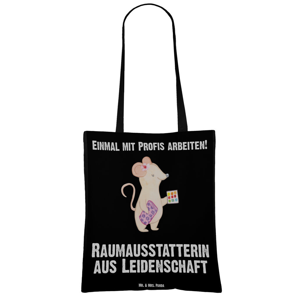Tragetasche Raumausstatterin aus Leidenschaft Beuteltasche, Beutel, Einkaufstasche, Jutebeutel, Stoffbeutel, Beruf, Ausbildung, Jubiläum, Abschied, Rente, Kollege, Kollegin, Geschenk, Schenken, Arbeitskollege, Mitarbeiter, Firma, Danke, Dankeschön