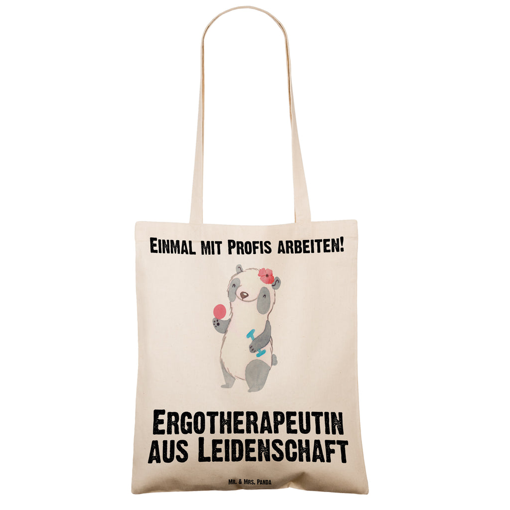 Tragetasche Ergotherapeutin aus Leidenschaft Beuteltasche, Beutel, Einkaufstasche, Jutebeutel, Stoffbeutel, Beruf, Ausbildung, Jubiläum, Abschied, Rente, Kollege, Kollegin, Geschenk, Schenken, Arbeitskollege, Mitarbeiter, Firma, Danke, Dankeschön, Ergotherapeutin, Ergotherapie