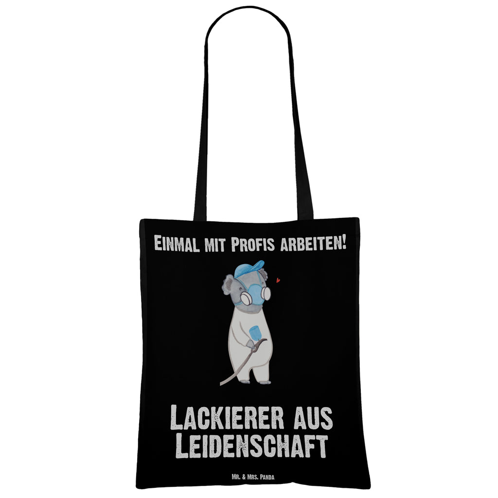 Tragetasche Lackierer aus Leidenschaft Beuteltasche, Beutel, Einkaufstasche, Jutebeutel, Stoffbeutel, Beruf, Ausbildung, Jubiläum, Abschied, Rente, Kollege, Kollegin, Geschenk, Schenken, Arbeitskollege, Mitarbeiter, Firma, Danke, Dankeschön, Lackierer, Lackierermeister, Werkstatt Lackierer, Gesellenprüfung