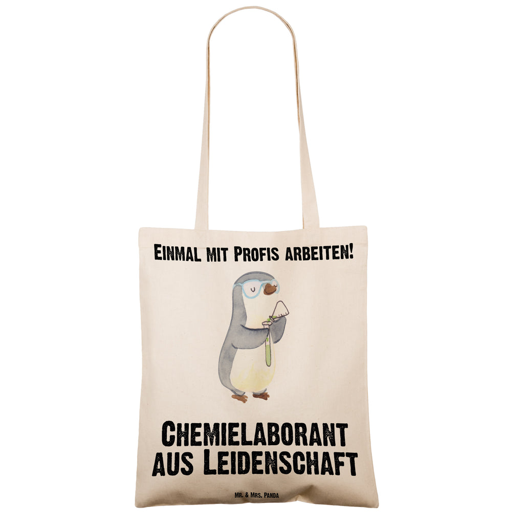 Tragetasche Chemielaborant aus Leidenschaft Beuteltasche, Beutel, Einkaufstasche, Jutebeutel, Stoffbeutel, Beruf, Ausbildung, Jubiläum, Abschied, Rente, Kollege, Kollegin, Geschenk, Schenken, Arbeitskollege, Mitarbeiter, Firma, Danke, Dankeschön, Chemiker, Chemielaborant, Naturwissenschaftler, Labor, Studium, Forschung, Wissenschaftler