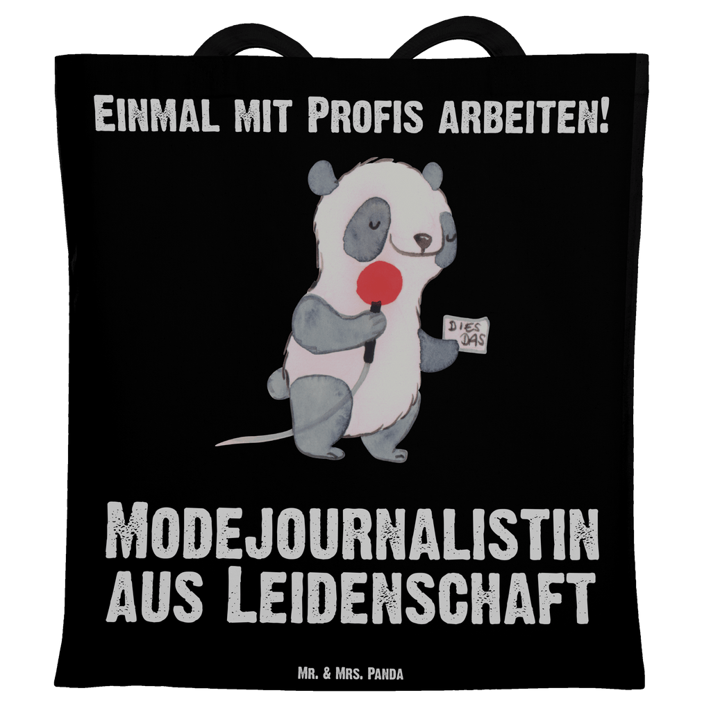 Tragetasche Modejournalistin aus Leidenschaft Beuteltasche, Beutel, Einkaufstasche, Jutebeutel, Stoffbeutel, Beruf, Ausbildung, Jubiläum, Abschied, Rente, Kollege, Kollegin, Geschenk, Schenken, Arbeitskollege, Mitarbeiter, Firma, Danke, Dankeschön, Modejournalistin, Journalistin, Reporterin, Redakteurin, Pressebüro, Studium