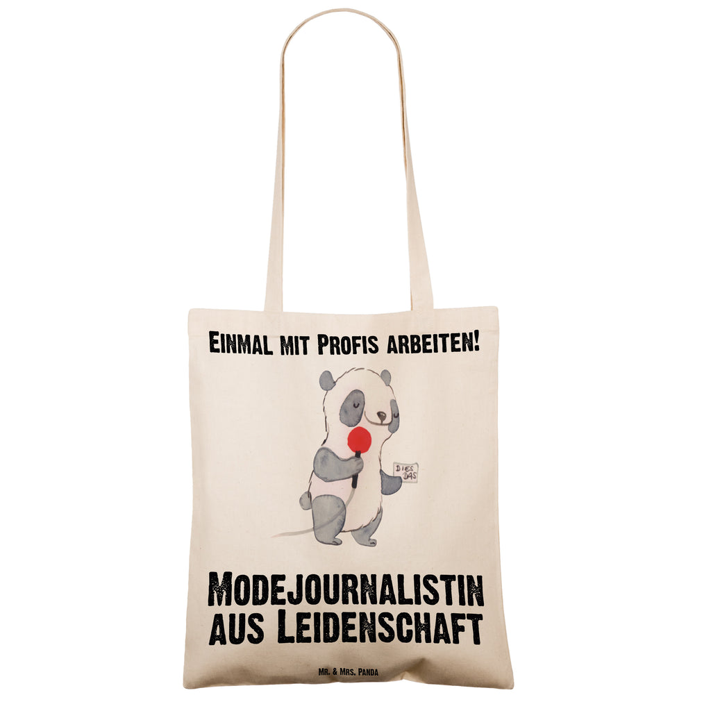 Tragetasche Modejournalistin aus Leidenschaft Beuteltasche, Beutel, Einkaufstasche, Jutebeutel, Stoffbeutel, Beruf, Ausbildung, Jubiläum, Abschied, Rente, Kollege, Kollegin, Geschenk, Schenken, Arbeitskollege, Mitarbeiter, Firma, Danke, Dankeschön, Modejournalistin, Journalistin, Reporterin, Redakteurin, Pressebüro, Studium