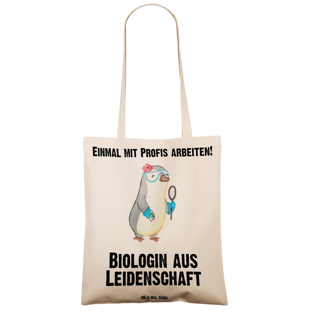 Tragetasche Biologin aus Leidenschaft Beuteltasche, Beutel, Einkaufstasche, Jutebeutel, Stoffbeutel, Beruf, Ausbildung, Jubiläum, Abschied, Rente, Kollege, Kollegin, Geschenk, Schenken, Arbeitskollege, Mitarbeiter, Firma, Danke, Dankeschön, Biologin, Biologie, Naturwissenschaftlerin, Labor, Studium, Bachelor, Master