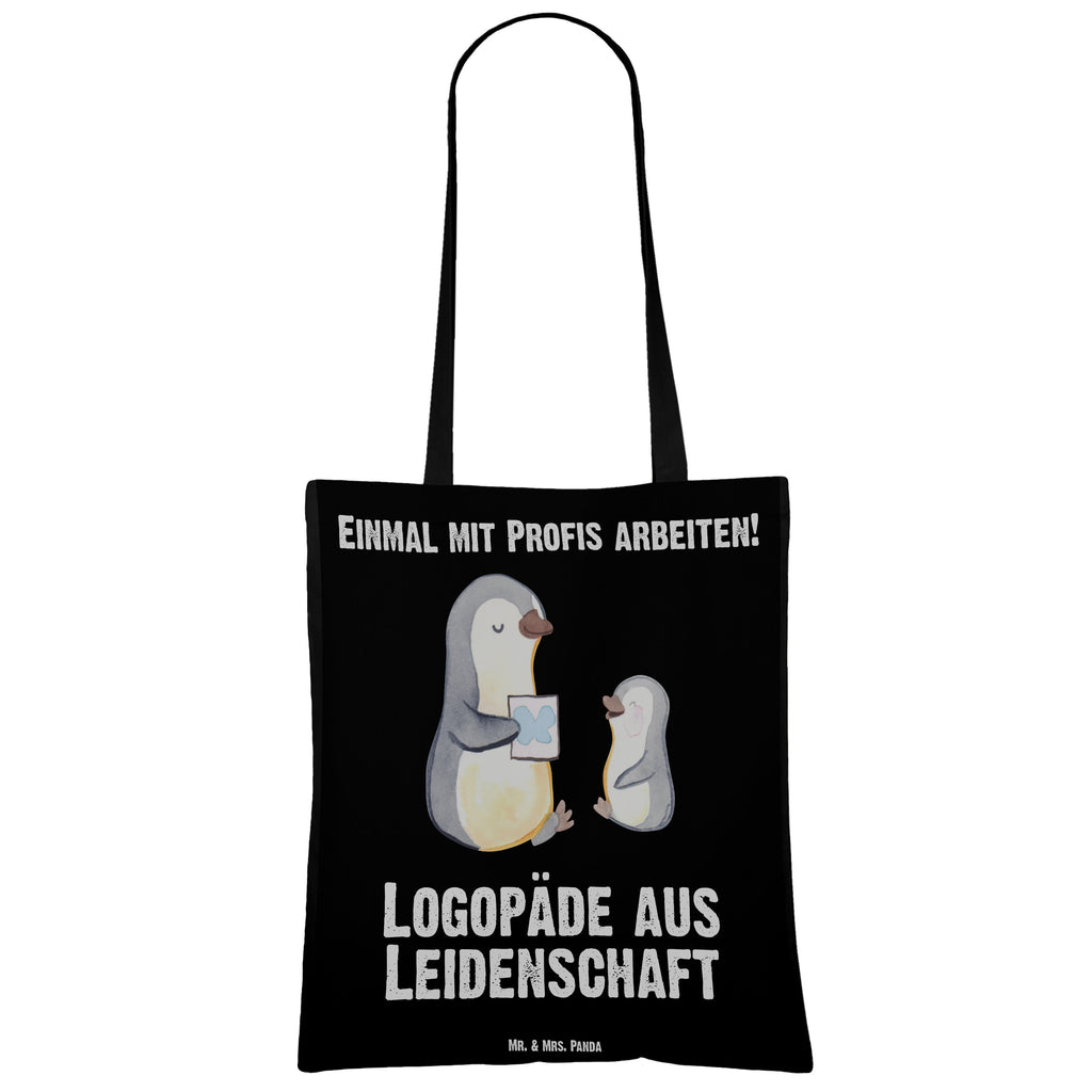 Tragetasche Logopäde aus Leidenschaft Beuteltasche, Beutel, Einkaufstasche, Jutebeutel, Stoffbeutel, Beruf, Ausbildung, Jubiläum, Abschied, Rente, Kollege, Kollegin, Geschenk, Schenken, Arbeitskollege, Mitarbeiter, Firma, Danke, Dankeschön, Logopäde, Logopädie, Studium