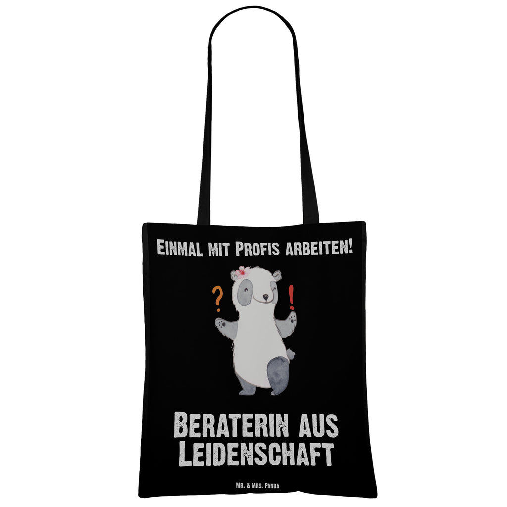 Tragetasche Beraterin aus Leidenschaft Beuteltasche, Beutel, Einkaufstasche, Jutebeutel, Stoffbeutel, Beruf, Ausbildung, Jubiläum, Abschied, Rente, Kollege, Kollegin, Geschenk, Schenken, Arbeitskollege, Mitarbeiter, Firma, Danke, Dankeschön, Beraterin, Finanzberaterin, IT Beratung, Beratungsbüro, Eröffnung
