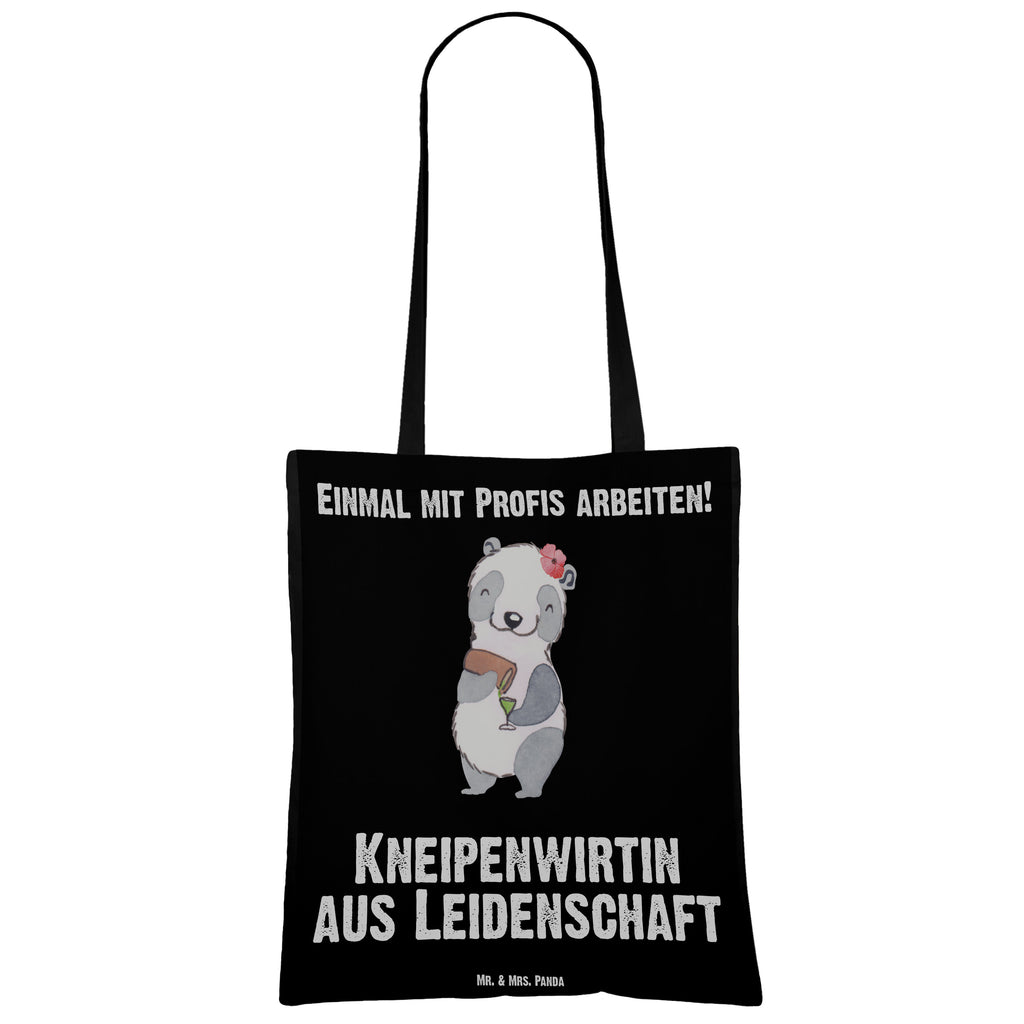 Tragetasche Kneipenwirtin aus Leidenschaft Beuteltasche, Beutel, Einkaufstasche, Jutebeutel, Stoffbeutel, Beruf, Ausbildung, Jubiläum, Abschied, Rente, Kollege, Kollegin, Geschenk, Schenken, Arbeitskollege, Mitarbeiter, Firma, Danke, Dankeschön, Kneipenwirtin, Gastwirtin, Gaststätte, Kneipe, Eröffnung, Barkeeperin, Rum, Bar