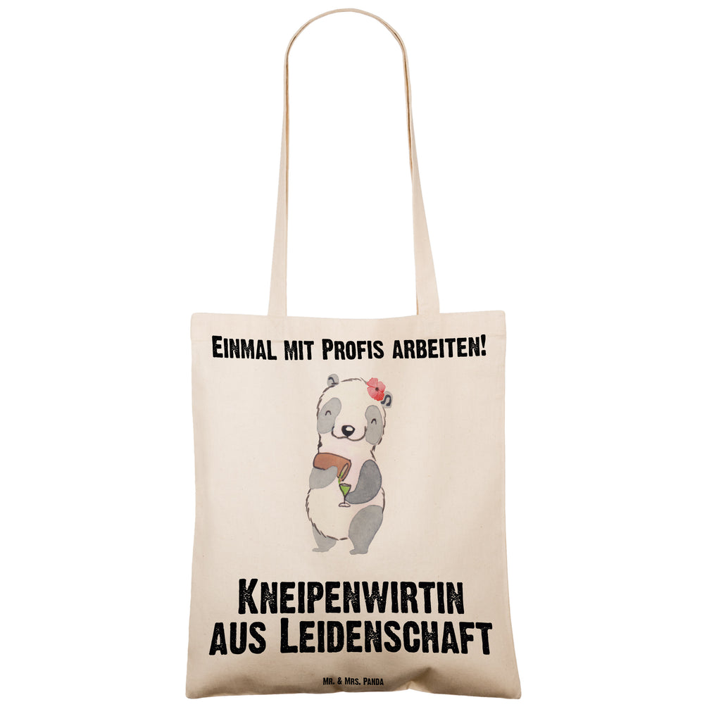 Tragetasche Kneipenwirtin aus Leidenschaft Beuteltasche, Beutel, Einkaufstasche, Jutebeutel, Stoffbeutel, Beruf, Ausbildung, Jubiläum, Abschied, Rente, Kollege, Kollegin, Geschenk, Schenken, Arbeitskollege, Mitarbeiter, Firma, Danke, Dankeschön, Kneipenwirtin, Gastwirtin, Gaststätte, Kneipe, Eröffnung, Barkeeperin, Rum, Bar