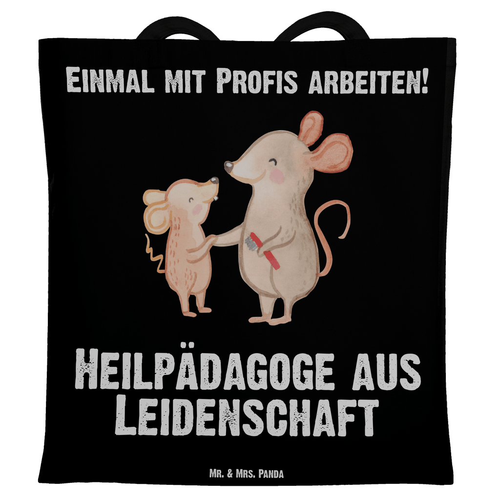 Tragetasche Heilpädagoge aus Leidenschaft Beuteltasche, Beutel, Einkaufstasche, Jutebeutel, Stoffbeutel, Beruf, Ausbildung, Jubiläum, Abschied, Rente, Kollege, Kollegin, Geschenk, Schenken, Arbeitskollege, Mitarbeiter, Firma, Danke, Dankeschön, Heilpädagoge, Heilpädagogik, Studium