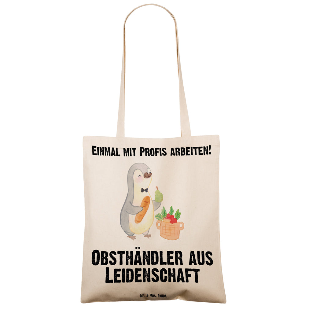 Tragetasche Obsthändler aus Leidenschaft Beuteltasche, Beutel, Einkaufstasche, Jutebeutel, Stoffbeutel, Beruf, Ausbildung, Jubiläum, Abschied, Rente, Kollege, Kollegin, Geschenk, Schenken, Arbeitskollege, Mitarbeiter, Firma, Danke, Dankeschön, Obsthändler, Obstverkäufer, Wochenmarkthändler, Obstbauer, Obst- und Gemüsehändler, Obstplantage