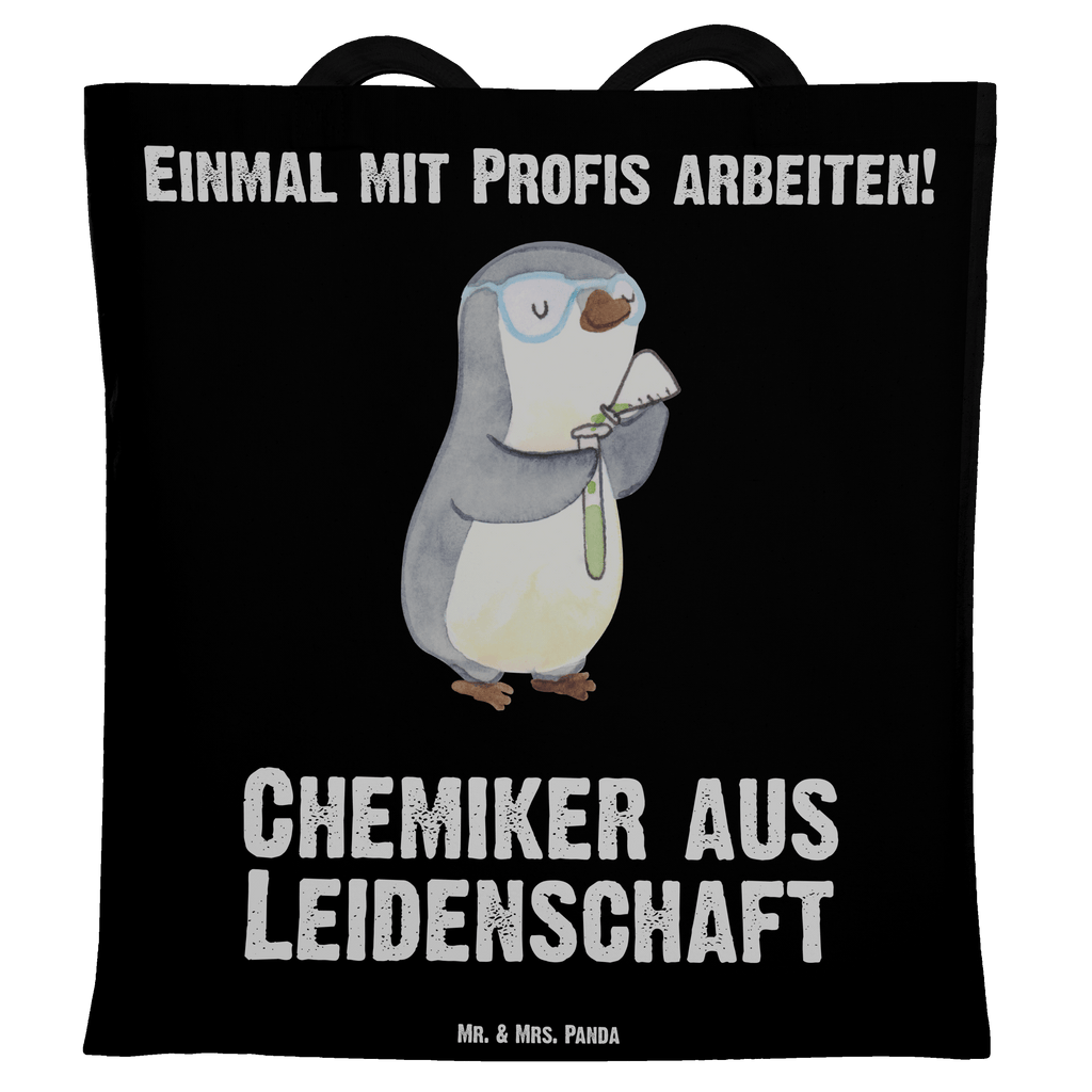 Tragetasche Chemiker aus Leidenschaft Beuteltasche, Beutel, Einkaufstasche, Jutebeutel, Stoffbeutel, Beruf, Ausbildung, Jubiläum, Abschied, Rente, Kollege, Kollegin, Geschenk, Schenken, Arbeitskollege, Mitarbeiter, Firma, Danke, Dankeschön, Chemiker, Chemielaborant, Naturwissenschaftler, Labor, Studium, Forschung, Wissenschaftler