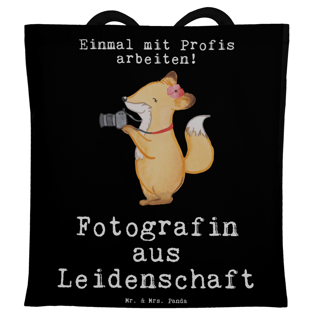 Tragetasche Fotografin aus Leidenschaft Beuteltasche, Beutel, Einkaufstasche, Jutebeutel, Stoffbeutel, Beruf, Ausbildung, Jubiläum, Abschied, Rente, Kollege, Kollegin, Geschenk, Schenken, Arbeitskollege, Mitarbeiter, Firma, Danke, Dankeschön, Fotografin, Fotoreporterin, Hobbyfotografin, Hochzeitsfotografin, Fotografie, Profi Fotografin