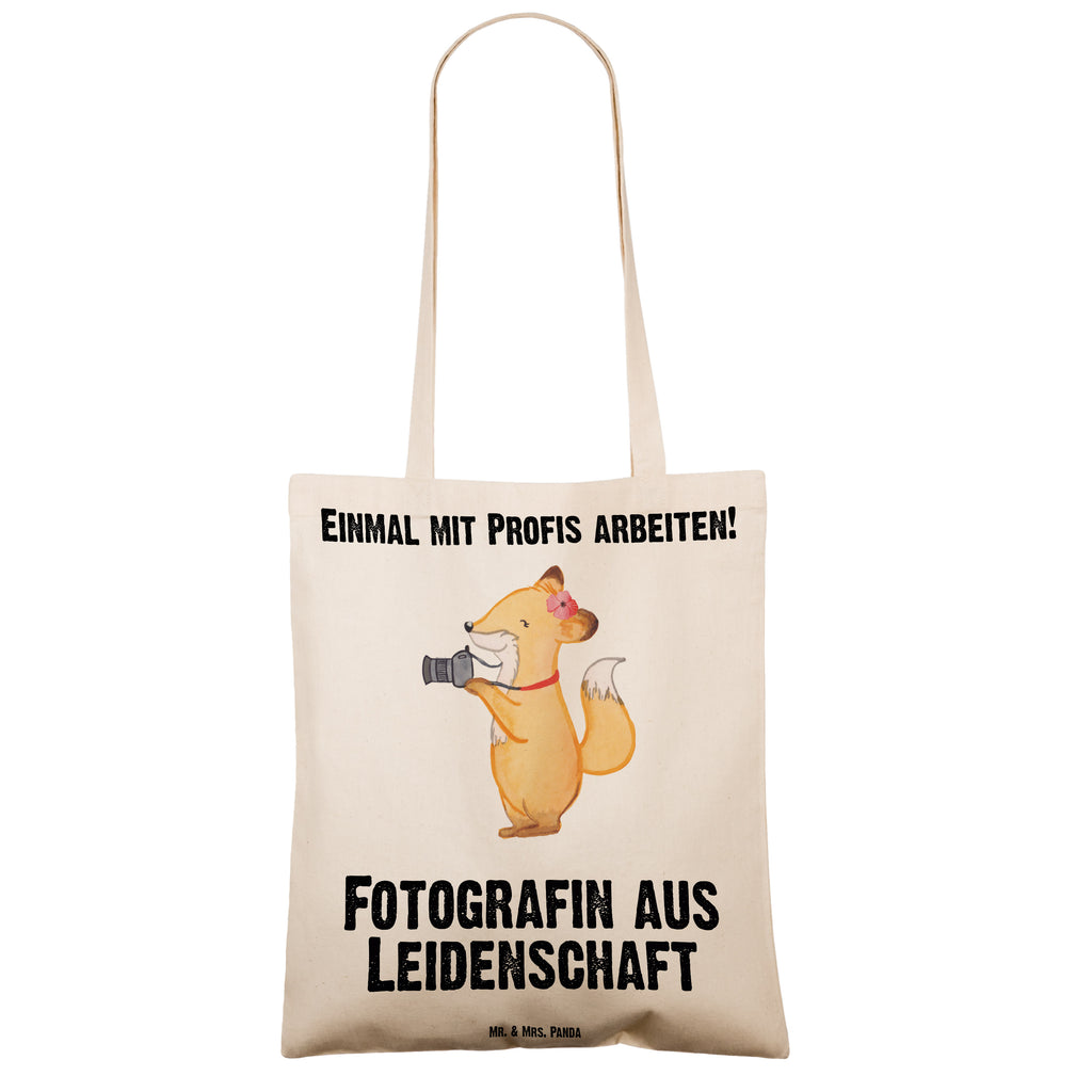 Tragetasche Fotografin aus Leidenschaft Beuteltasche, Beutel, Einkaufstasche, Jutebeutel, Stoffbeutel, Beruf, Ausbildung, Jubiläum, Abschied, Rente, Kollege, Kollegin, Geschenk, Schenken, Arbeitskollege, Mitarbeiter, Firma, Danke, Dankeschön, Fotografin, Fotoreporterin, Hobbyfotografin, Hochzeitsfotografin, Fotografie, Profi Fotografin
