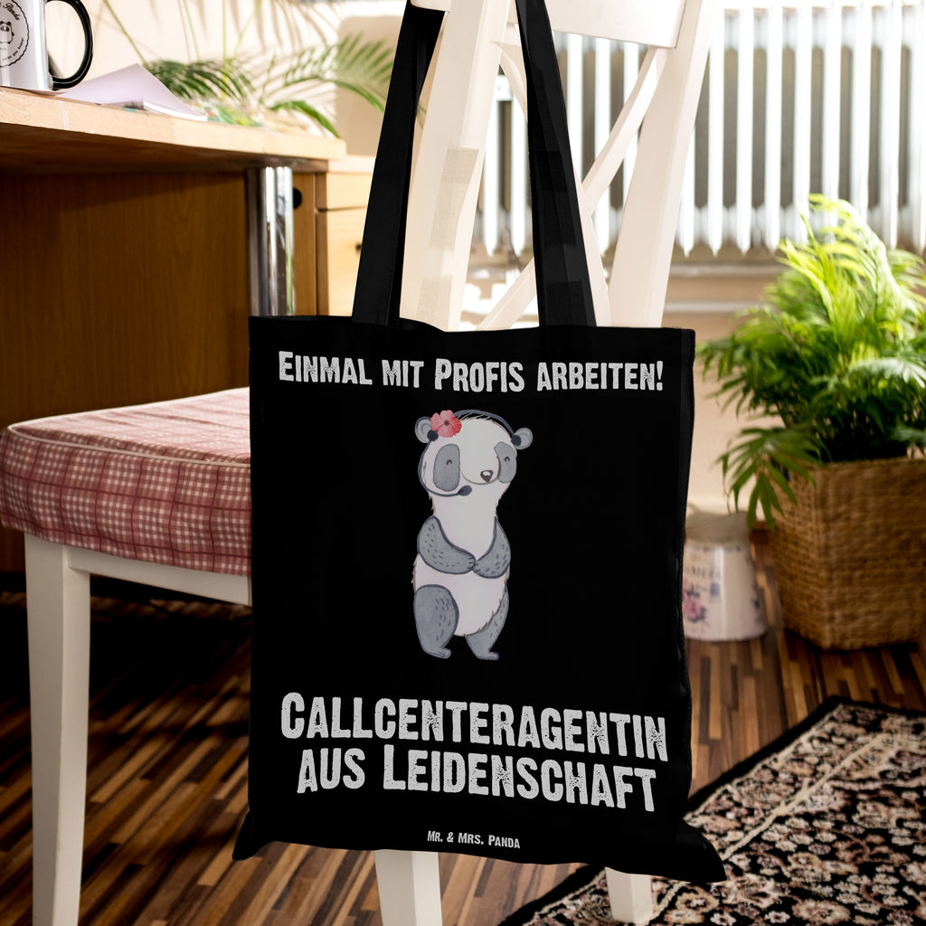 Tragetasche Callcenteragentin aus Leidenschaft Beuteltasche, Beutel, Einkaufstasche, Jutebeutel, Stoffbeutel, Beruf, Ausbildung, Jubiläum, Abschied, Rente, Kollege, Kollegin, Geschenk, Schenken, Arbeitskollege, Mitarbeiter, Firma, Danke, Dankeschön, Kundendienstmitarbeiterin, Callcenteragentin, customer service, backoffice mitarbeiter