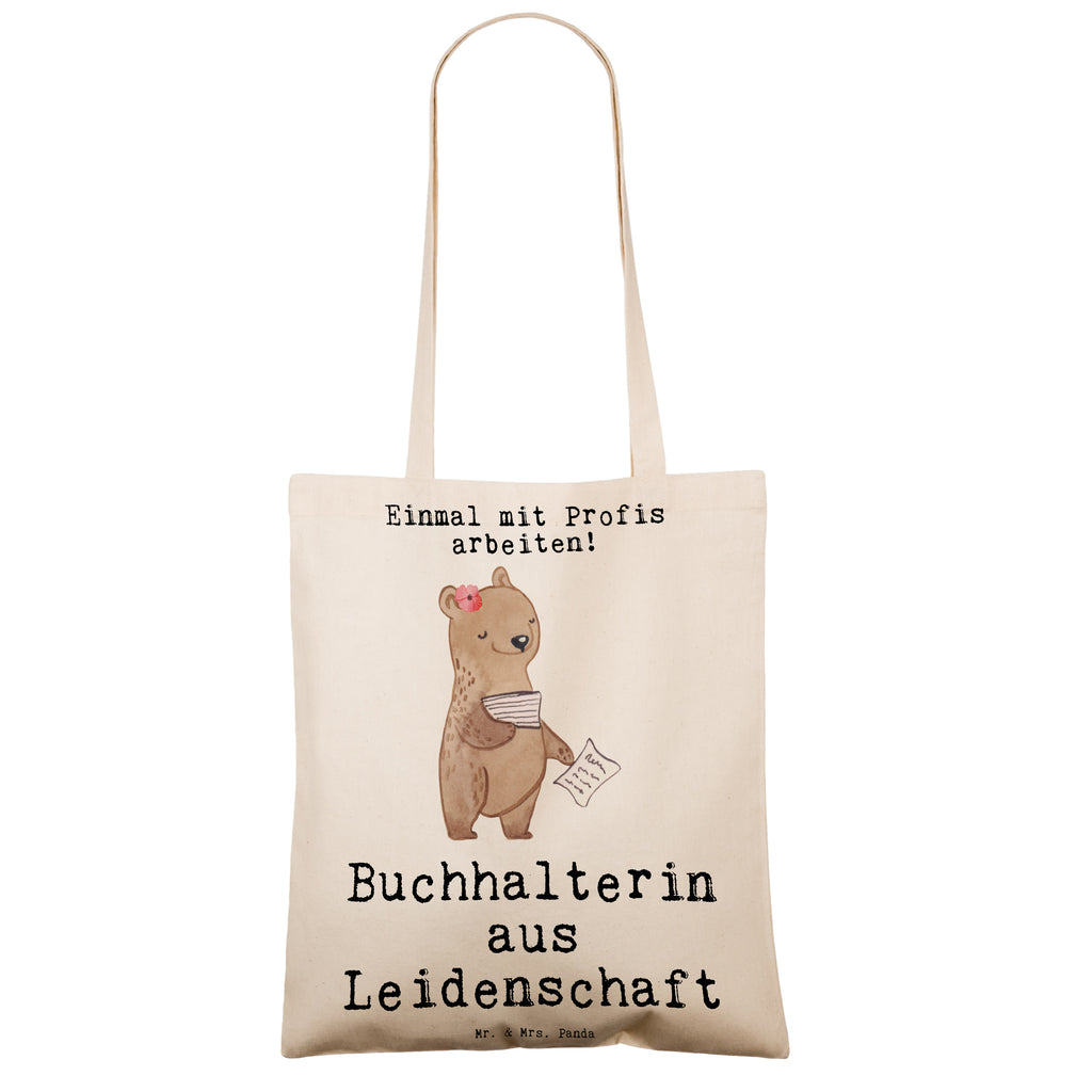 Tragetasche Buchhalterin aus Leidenschaft Beuteltasche, Beutel, Einkaufstasche, Jutebeutel, Stoffbeutel, Beruf, Ausbildung, Jubiläum, Abschied, Rente, Kollege, Kollegin, Geschenk, Schenken, Arbeitskollege, Mitarbeiter, Firma, Danke, Dankeschön, Buchhalter, in Bürojob, Backoffice Mitarbeiterin, Angestellte