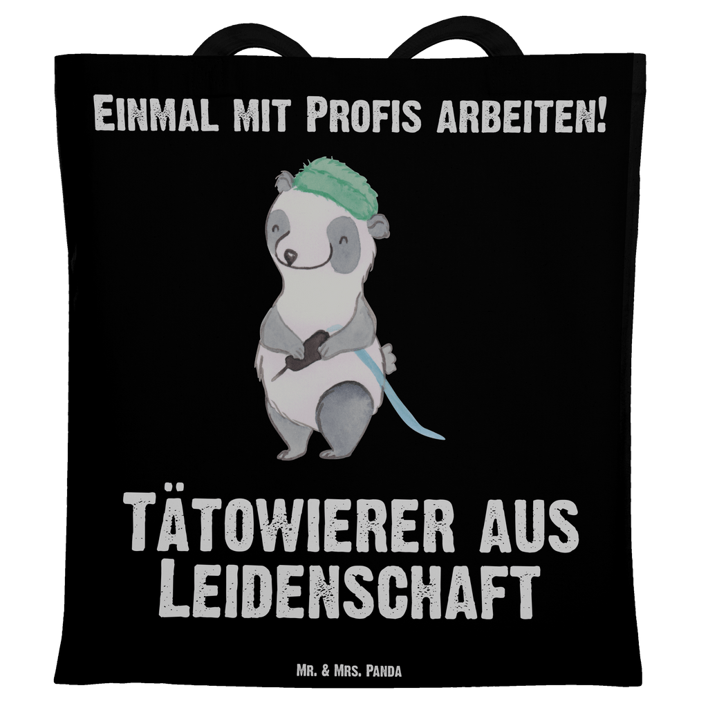 Tragetasche Tätowierer aus Leidenschaft Beuteltasche, Beutel, Einkaufstasche, Jutebeutel, Stoffbeutel, Beruf, Ausbildung, Jubiläum, Abschied, Rente, Kollege, Kollegin, Geschenk, Schenken, Arbeitskollege, Mitarbeiter, Firma, Danke, Dankeschön