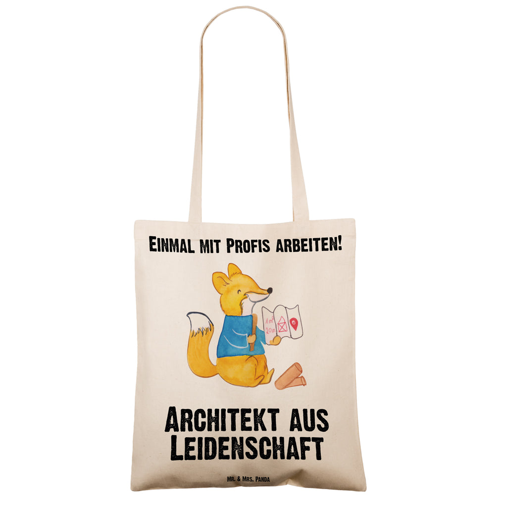 Tragetasche Architekt aus Leidenschaft Beuteltasche, Beutel, Einkaufstasche, Jutebeutel, Stoffbeutel, Beruf, Ausbildung, Jubiläum, Abschied, Rente, Kollege, Kollegin, Geschenk, Schenken, Arbeitskollege, Mitarbeiter, Firma, Danke, Dankeschön, Architekt, Innenarchitekt, Architekturbüro, Bauarbeiter