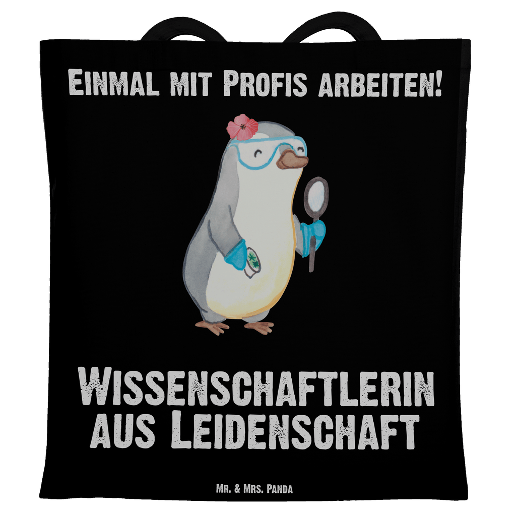 Tragetasche Wissenschaftlerin aus Leidenschaft Beuteltasche, Beutel, Einkaufstasche, Jutebeutel, Stoffbeutel, Beruf, Ausbildung, Jubiläum, Abschied, Rente, Kollege, Kollegin, Geschenk, Schenken, Arbeitskollege, Mitarbeiter, Firma, Danke, Dankeschön, Wissenschaftlerin, Forscherin, Akademikerin, Universität, Forschungseinrichtung
