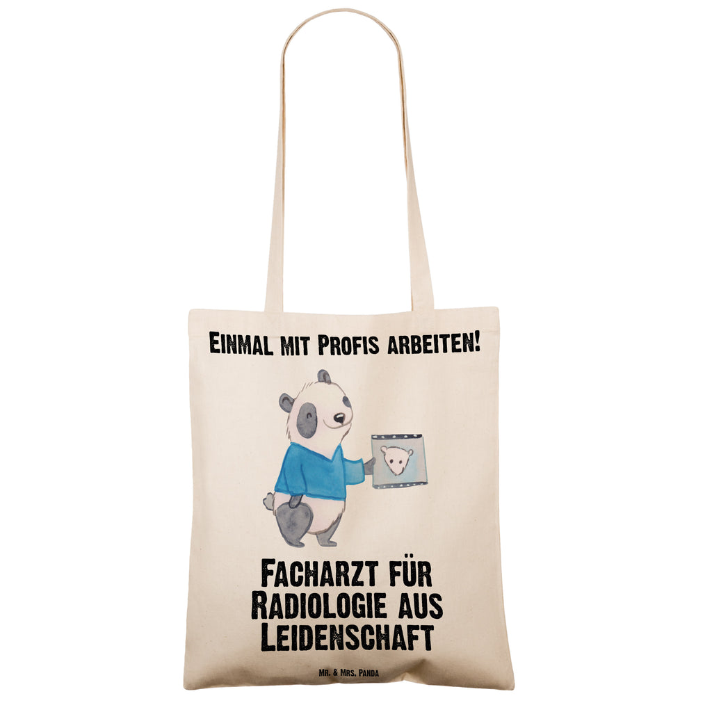 Tragetasche Facharzt für Radiologie aus Leidenschaft Beuteltasche, Beutel, Einkaufstasche, Jutebeutel, Stoffbeutel, Beruf, Ausbildung, Jubiläum, Abschied, Rente, Kollege, Kollegin, Geschenk, Schenken, Arbeitskollege, Mitarbeiter, Firma, Danke, Dankeschön
