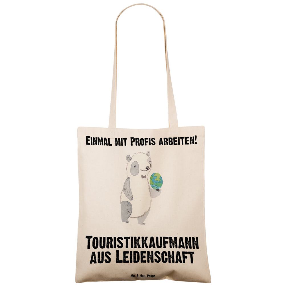 Tragetasche Touristikkaufmann aus Leidenschaft Beuteltasche, Beutel, Einkaufstasche, Jutebeutel, Stoffbeutel, Beruf, Ausbildung, Jubiläum, Abschied, Rente, Kollege, Kollegin, Geschenk, Schenken, Arbeitskollege, Mitarbeiter, Firma, Danke, Dankeschön