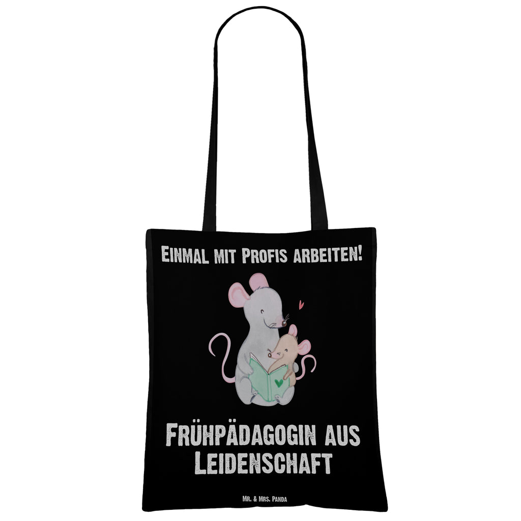 Tragetasche Frühpädagogin aus Leidenschaft Beuteltasche, Beutel, Einkaufstasche, Jutebeutel, Stoffbeutel, Beruf, Ausbildung, Jubiläum, Abschied, Rente, Kollege, Kollegin, Geschenk, Schenken, Arbeitskollege, Mitarbeiter, Firma, Danke, Dankeschön, Frühpädagogin, Frühpädagogik, Studium