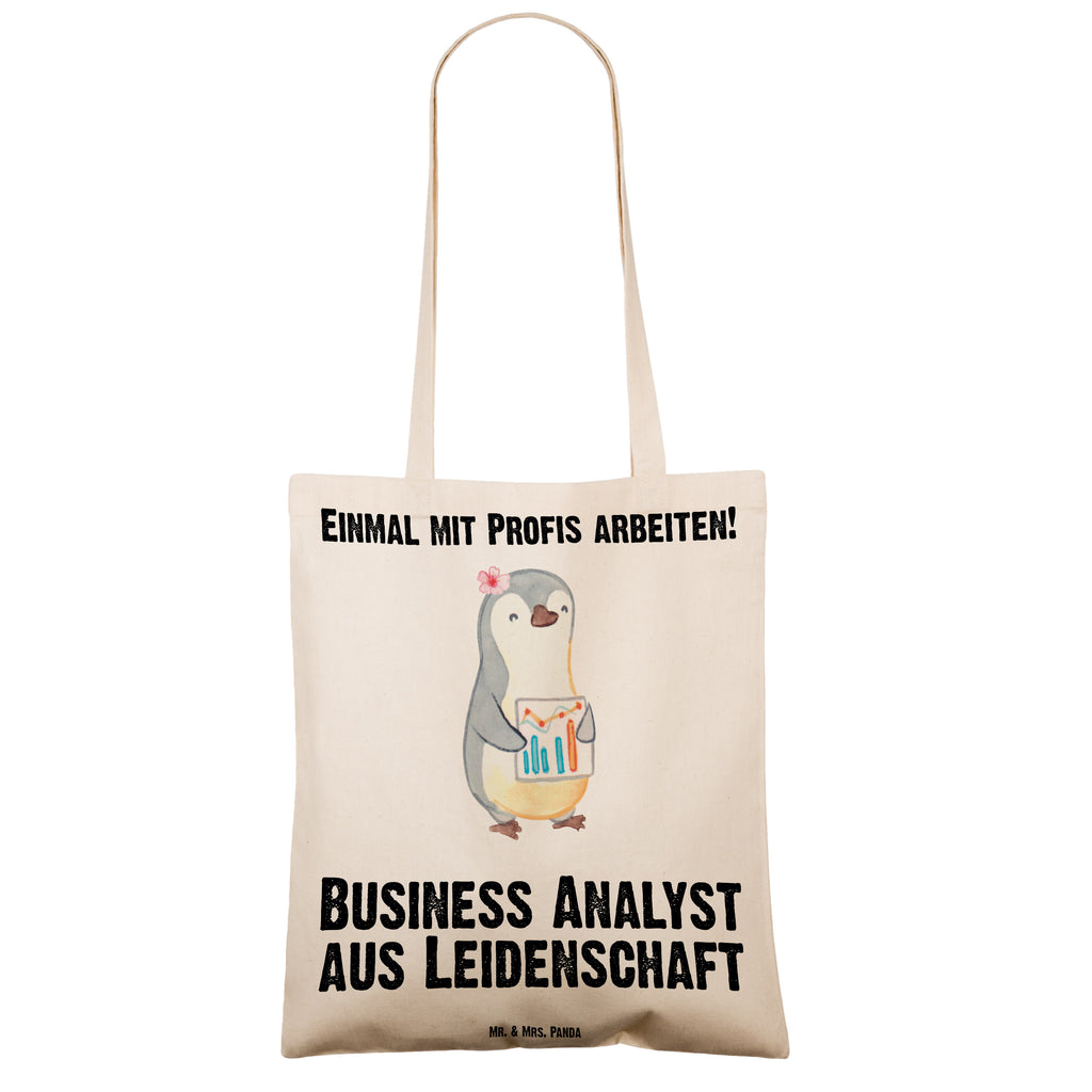 Tragetasche Business Analyst aus Leidenschaft Beuteltasche, Beutel, Einkaufstasche, Jutebeutel, Stoffbeutel, Beruf, Ausbildung, Jubiläum, Abschied, Rente, Kollege, Kollegin, Geschenk, Schenken, Arbeitskollege, Mitarbeiter, Firma, Danke, Dankeschön
