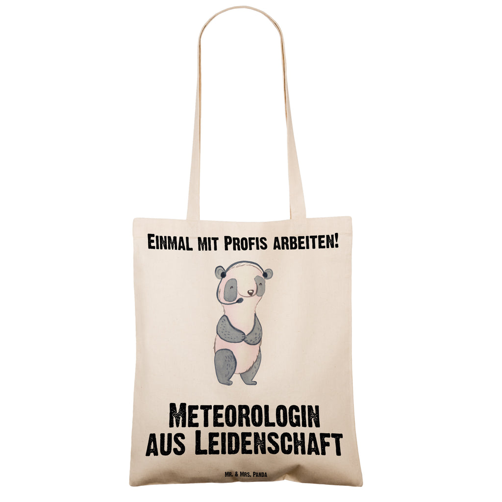 Tragetasche Meteorologin aus Leidenschaft Beuteltasche, Beutel, Einkaufstasche, Jutebeutel, Stoffbeutel, Beruf, Ausbildung, Jubiläum, Abschied, Rente, Kollege, Kollegin, Geschenk, Schenken, Arbeitskollege, Mitarbeiter, Firma, Danke, Dankeschön