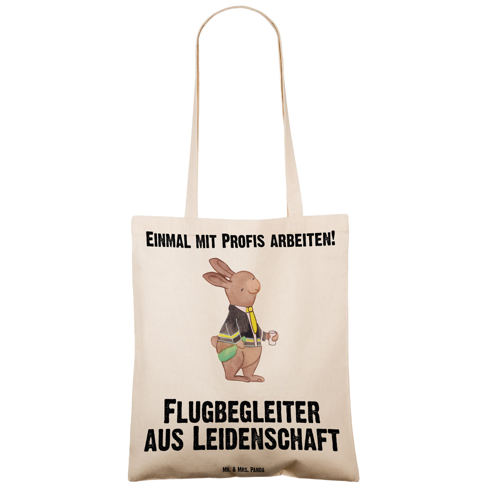 Tragetasche Flugbegleiter aus Leidenschaft Beuteltasche, Beutel, Einkaufstasche, Jutebeutel, Stoffbeutel, Beruf, Ausbildung, Jubiläum, Abschied, Rente, Kollege, Kollegin, Geschenk, Schenken, Arbeitskollege, Mitarbeiter, Firma, Danke, Dankeschön, Flugbegleiter, Steward, Flugsteward, Flight-Attendant