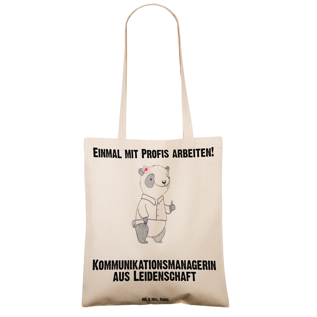 Tragetasche Kommunikationsmanagerin aus Leidenschaft Beuteltasche, Beutel, Einkaufstasche, Jutebeutel, Stoffbeutel, Beruf, Ausbildung, Jubiläum, Abschied, Rente, Kollege, Kollegin, Geschenk, Schenken, Arbeitskollege, Mitarbeiter, Firma, Danke, Dankeschön, Kommunikationsmanagerin, studium, interkulturelle kommunikation, communications manager