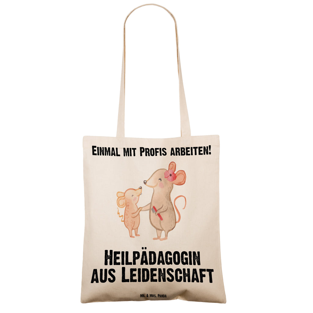 Tragetasche Heilpädagogin aus Leidenschaft Beuteltasche, Beutel, Einkaufstasche, Jutebeutel, Stoffbeutel, Beruf, Ausbildung, Jubiläum, Abschied, Rente, Kollege, Kollegin, Geschenk, Schenken, Arbeitskollege, Mitarbeiter, Firma, Danke, Dankeschön, Heilpädagogin, Heilpädagogik, Studium