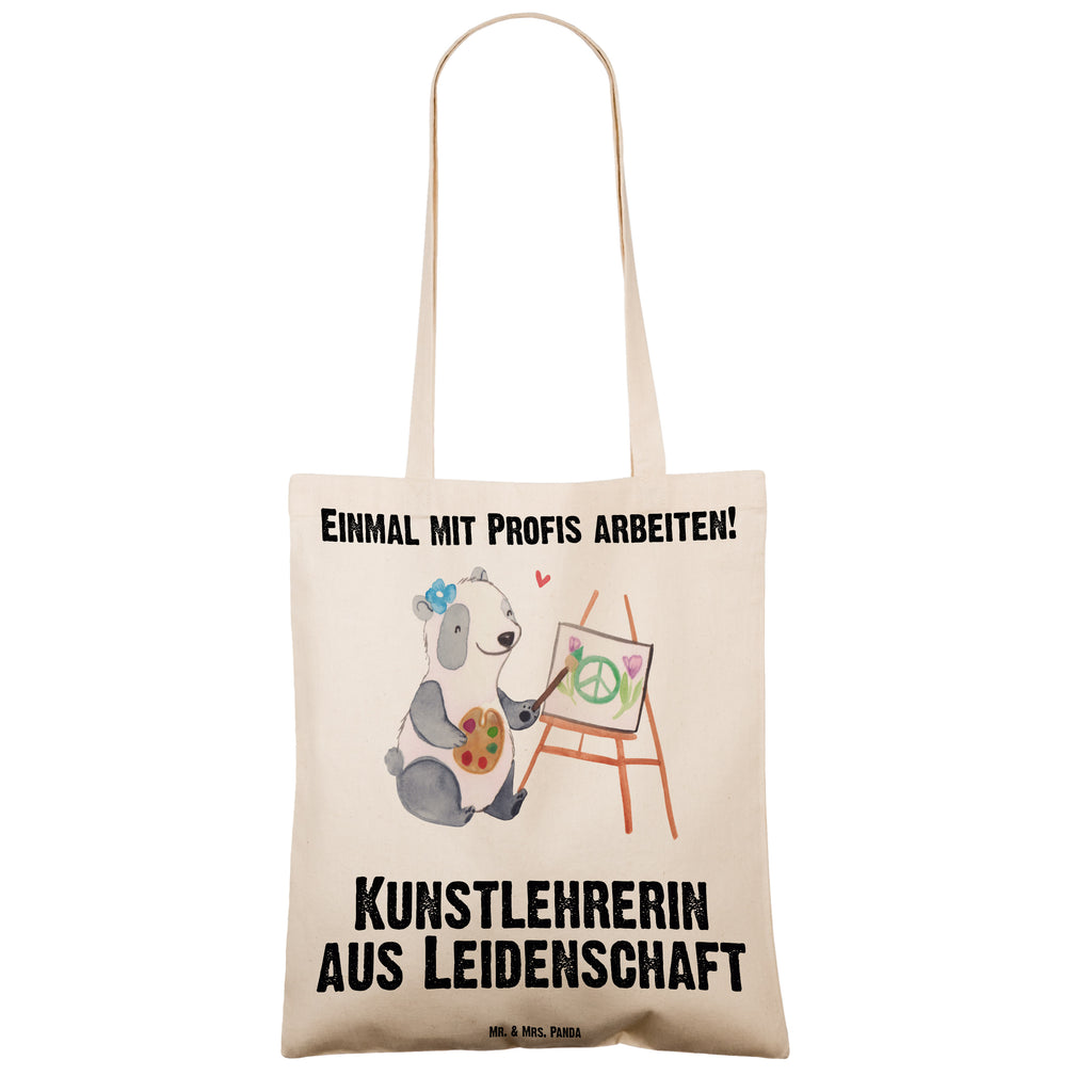Tragetasche Kunstlehrerin aus Leidenschaft Beuteltasche, Beutel, Einkaufstasche, Jutebeutel, Stoffbeutel, Beruf, Ausbildung, Jubiläum, Abschied, Rente, Kollege, Kollegin, Geschenk, Schenken, Arbeitskollege, Mitarbeiter, Firma, Danke, Dankeschön, Kunstlehrerin, Kunstunterricht, Kunstschule