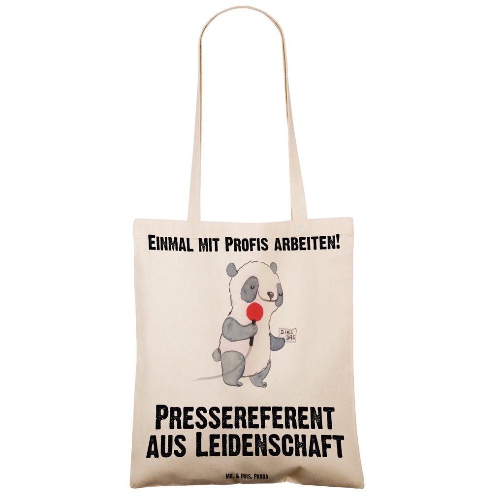 Tragetasche Pressereferent aus Leidenschaft Beuteltasche, Beutel, Einkaufstasche, Jutebeutel, Stoffbeutel, Beruf, Ausbildung, Jubiläum, Abschied, Rente, Kollege, Kollegin, Geschenk, Schenken, Arbeitskollege, Mitarbeiter, Firma, Danke, Dankeschön, Pressereferent, Pressemitarbeiter, Presseagentur, Studium