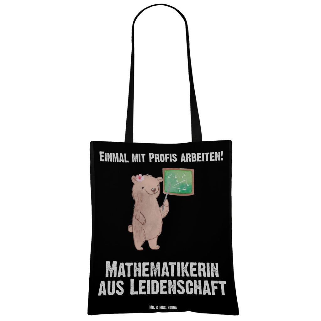 Tragetasche Mathematikerin aus Leidenschaft Beuteltasche, Beutel, Einkaufstasche, Jutebeutel, Stoffbeutel, Beruf, Ausbildung, Jubiläum, Abschied, Rente, Kollege, Kollegin, Geschenk, Schenken, Arbeitskollege, Mitarbeiter, Firma, Danke, Dankeschön, Mathematikerin, Mathematik Studium, Studentin Mathe, Bachelor, Master, Rechenkünstlerin, Zahlenmensch