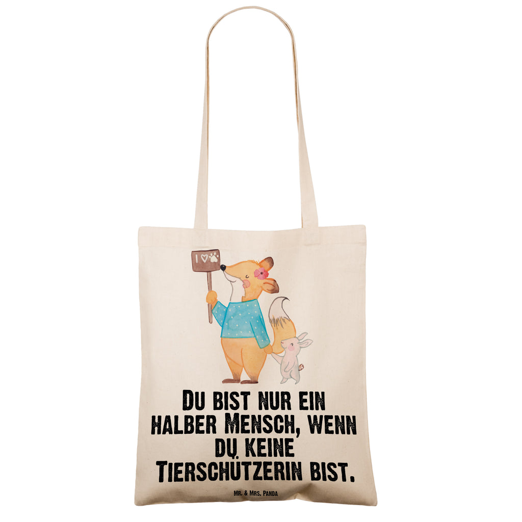 Tragetasche Tierschützerin mit Herz Beuteltasche, Beutel, Einkaufstasche, Jutebeutel, Stoffbeutel, Beruf, Ausbildung, Jubiläum, Abschied, Rente, Kollege, Kollegin, Geschenk, Schenken, Arbeitskollege, Mitarbeiter, Firma, Danke, Dankeschön