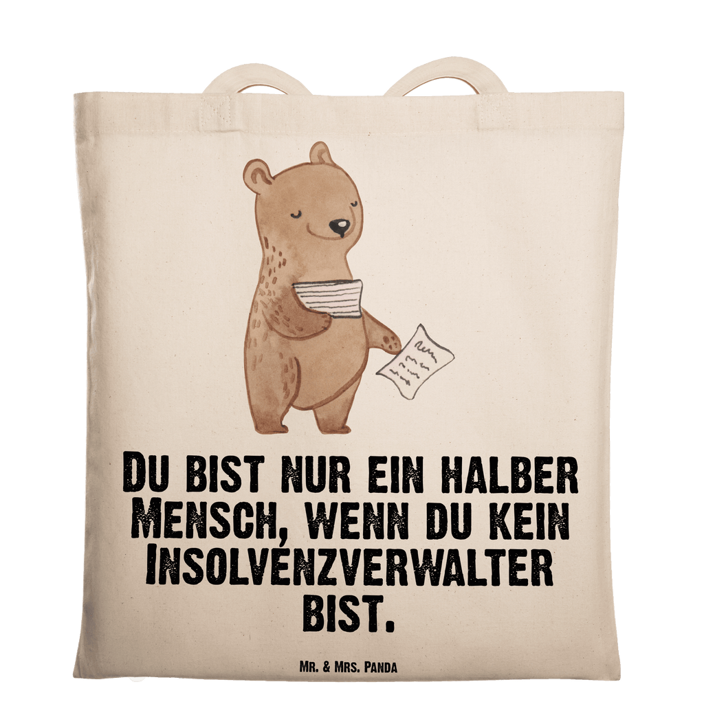 Tragetasche Insolvenzverwalter mit Herz Beuteltasche, Beutel, Einkaufstasche, Jutebeutel, Stoffbeutel, Beruf, Ausbildung, Jubiläum, Abschied, Rente, Kollege, Kollegin, Geschenk, Schenken, Arbeitskollege, Mitarbeiter, Firma, Danke, Dankeschön