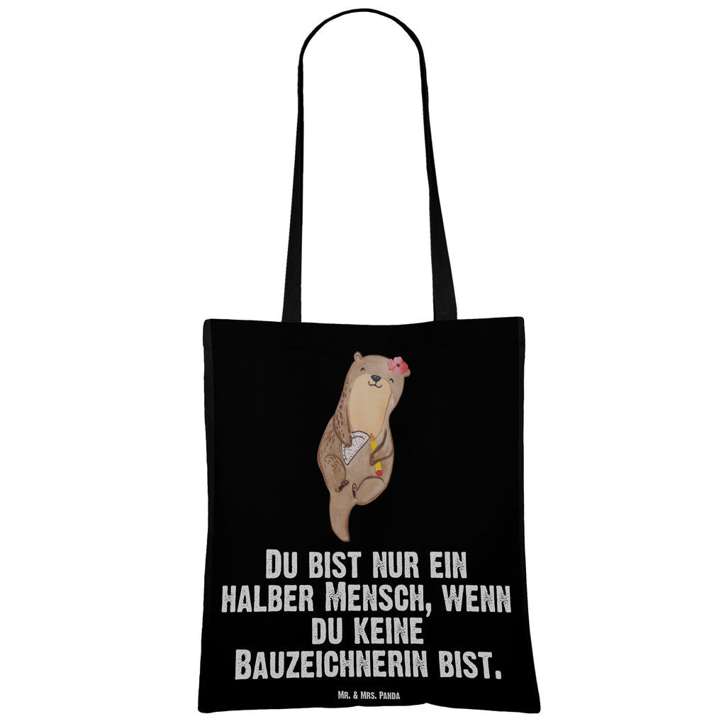 Tragetasche Bauzeichnerin mit Herz Beuteltasche, Beutel, Einkaufstasche, Jutebeutel, Stoffbeutel, Beruf, Ausbildung, Jubiläum, Abschied, Rente, Kollege, Kollegin, Geschenk, Schenken, Arbeitskollege, Mitarbeiter, Firma, Danke, Dankeschön
