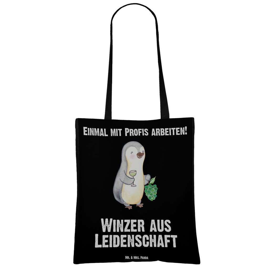 Tragetasche Winzer aus Leidenschaft Beuteltasche, Beutel, Einkaufstasche, Jutebeutel, Stoffbeutel, Beruf, Ausbildung, Jubiläum, Abschied, Rente, Kollege, Kollegin, Geschenk, Schenken, Arbeitskollege, Mitarbeiter, Firma, Danke, Dankeschön