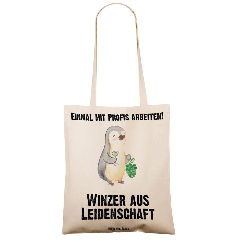 Tragetasche Winzer aus Leidenschaft Beuteltasche, Beutel, Einkaufstasche, Jutebeutel, Stoffbeutel, Beruf, Ausbildung, Jubiläum, Abschied, Rente, Kollege, Kollegin, Geschenk, Schenken, Arbeitskollege, Mitarbeiter, Firma, Danke, Dankeschön
