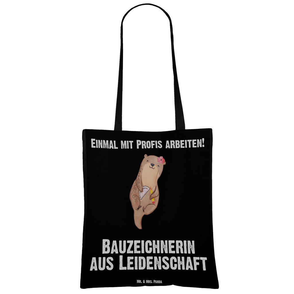 Tragetasche Bauzeichnerin aus Leidenschaft Beuteltasche, Beutel, Einkaufstasche, Jutebeutel, Stoffbeutel, Beruf, Ausbildung, Jubiläum, Abschied, Rente, Kollege, Kollegin, Geschenk, Schenken, Arbeitskollege, Mitarbeiter, Firma, Danke, Dankeschön