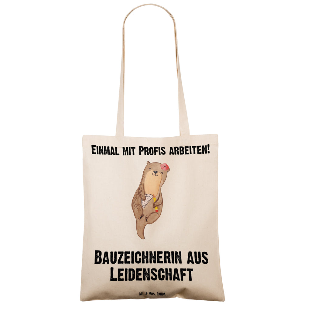 Tragetasche Bauzeichnerin aus Leidenschaft Beuteltasche, Beutel, Einkaufstasche, Jutebeutel, Stoffbeutel, Beruf, Ausbildung, Jubiläum, Abschied, Rente, Kollege, Kollegin, Geschenk, Schenken, Arbeitskollege, Mitarbeiter, Firma, Danke, Dankeschön