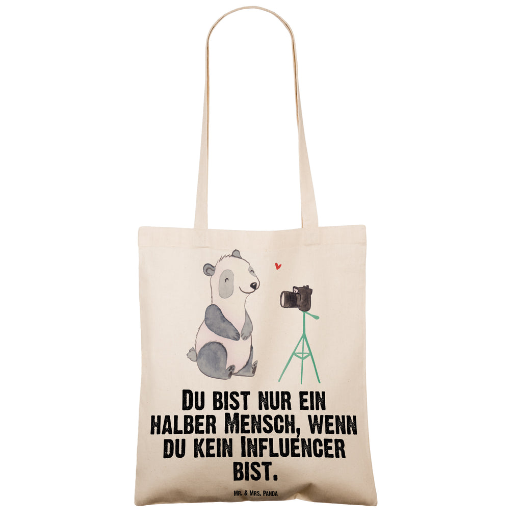 Tragetasche Influencer mit Herz Beuteltasche, Beutel, Einkaufstasche, Jutebeutel, Stoffbeutel, Beruf, Ausbildung, Jubiläum, Abschied, Rente, Kollege, Kollegin, Geschenk, Schenken, Arbeitskollege, Mitarbeiter, Firma, Danke, Dankeschön