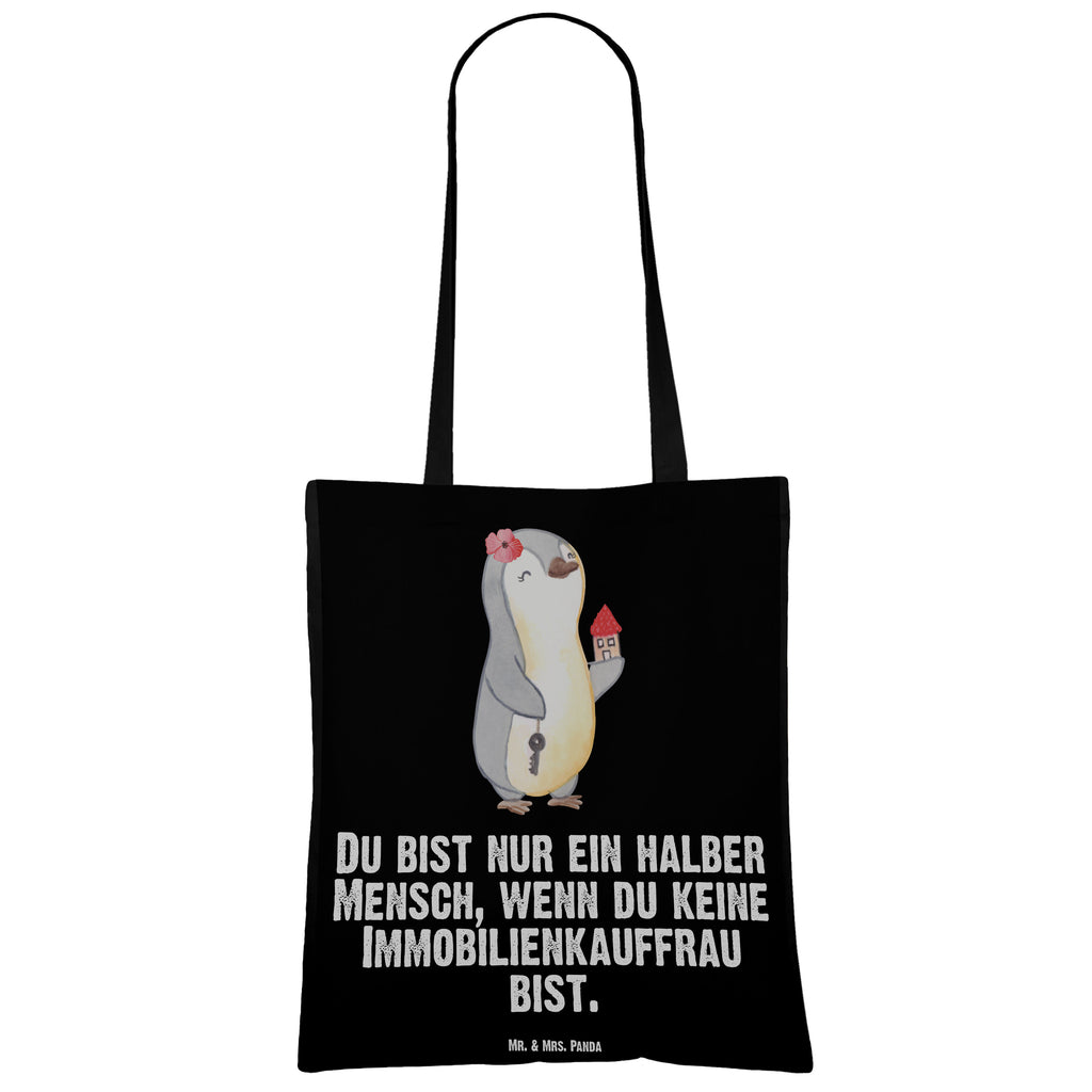 Tragetasche Immobilienkauffrau mit Herz Beuteltasche, Beutel, Einkaufstasche, Jutebeutel, Stoffbeutel, Beruf, Ausbildung, Jubiläum, Abschied, Rente, Kollege, Kollegin, Geschenk, Schenken, Arbeitskollege, Mitarbeiter, Firma, Danke, Dankeschön, Immobilienmaklerin, Immobilienhändlerin, Immobilienkauffrau, Immobilienbüro