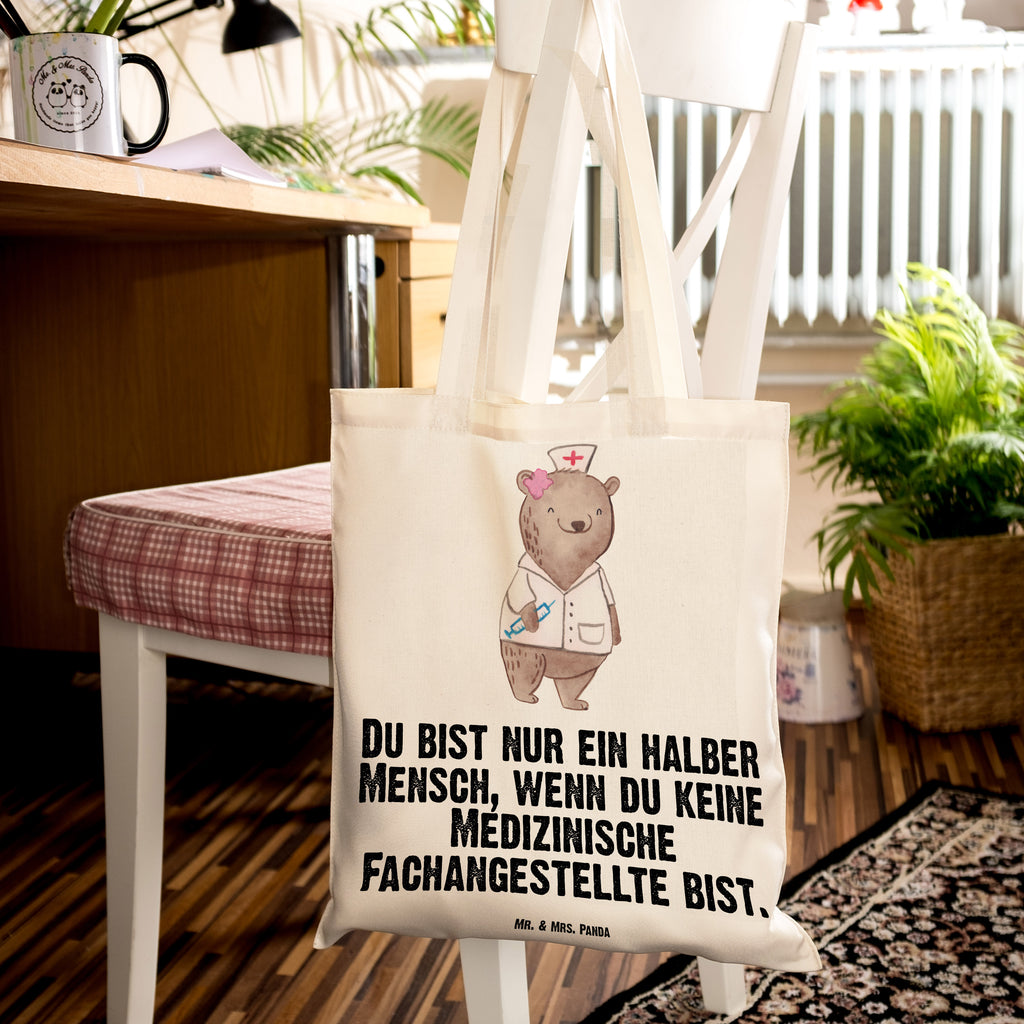 Tragetasche Medizinische Fachangestellte mit Herz Arzthelferin, Medizinische Fachangestellte, Sprechstundenhilfe, Beuteltasche, Beutel, Einkaufstasche, Jutebeutel, Stoffbeutel   Beruf, Ausbildung, Jubiläum, Abschied, Rente, Kollege, Kollegin, Geschenk, Schenken, Arbeitskollege, Mitarbeiter, Firma, Danke, Dankeschön