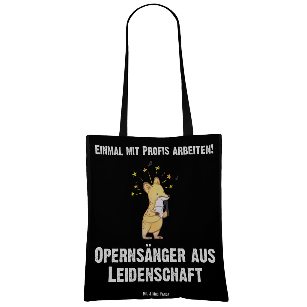 Tragetasche Opernsänger aus Leidenschaft Beuteltasche, Beutel, Einkaufstasche, Jutebeutel, Stoffbeutel, Beruf, Ausbildung, Jubiläum, Abschied, Rente, Kollege, Kollegin, Geschenk, Schenken, Arbeitskollege, Mitarbeiter, Firma, Danke, Dankeschön