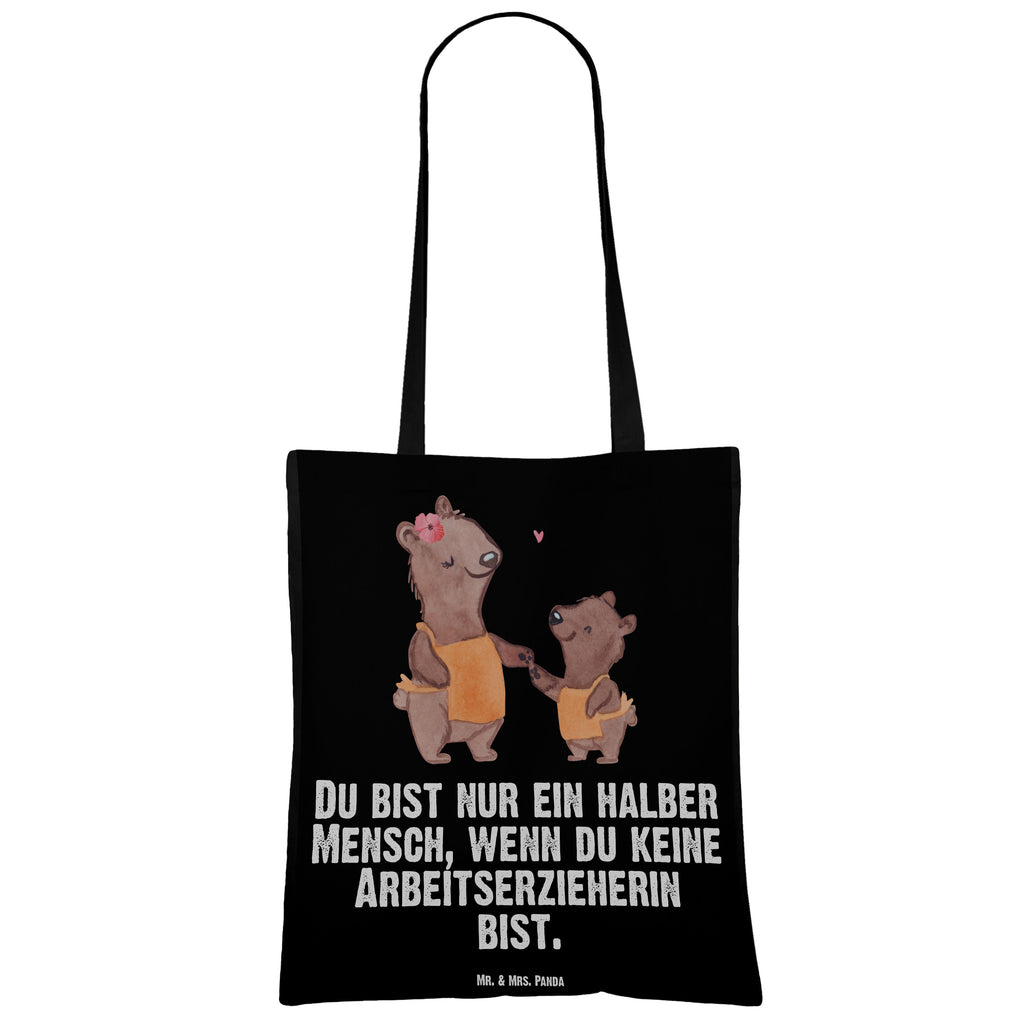 Tragetasche Arbeitserzieherin mit Herz Beuteltasche, Beutel, Einkaufstasche, Jutebeutel, Stoffbeutel, Beruf, Ausbildung, Jubiläum, Abschied, Rente, Kollege, Kollegin, Geschenk, Schenken, Arbeitskollege, Mitarbeiter, Firma, Danke, Dankeschön, Arbeitserzieherin, Arbeitspädagogin, Studium