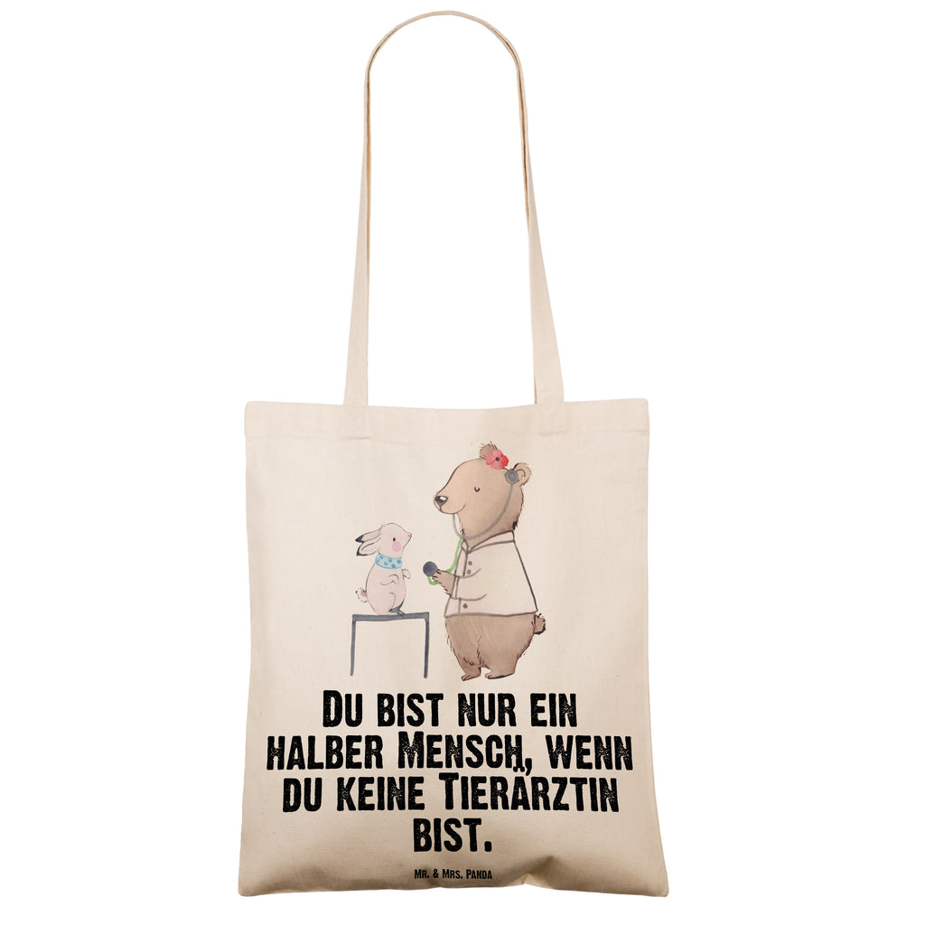 Tragetasche Tierärztin mit Herz Beuteltasche, Beutel, Einkaufstasche, Jutebeutel, Stoffbeutel, Beruf, Ausbildung, Jubiläum, Abschied, Rente, Kollege, Kollegin, Geschenk, Schenken, Arbeitskollege, Mitarbeiter, Firma, Danke, Dankeschön
