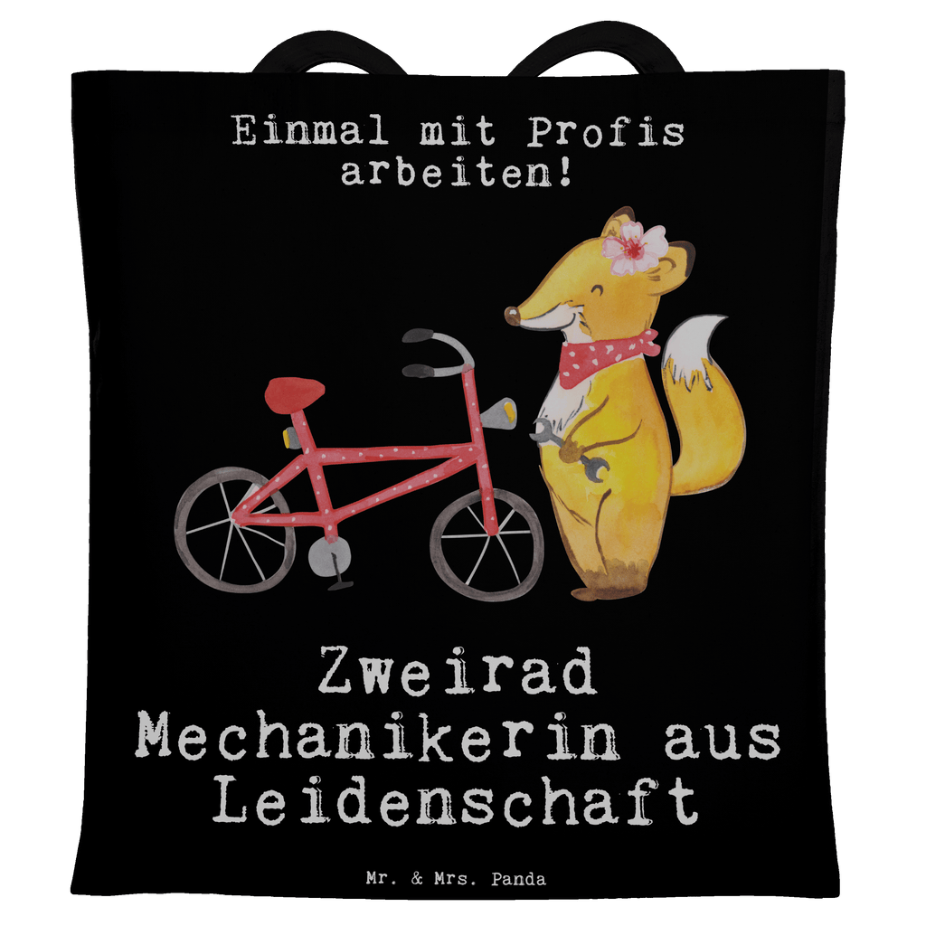 Tragetasche Zweirad Mechanikerin aus Leidenschaft Beuteltasche, Beutel, Einkaufstasche, Jutebeutel, Stoffbeutel, Beruf, Ausbildung, Jubiläum, Abschied, Rente, Kollege, Kollegin, Geschenk, Schenken, Arbeitskollege, Mitarbeiter, Firma, Danke, Dankeschön