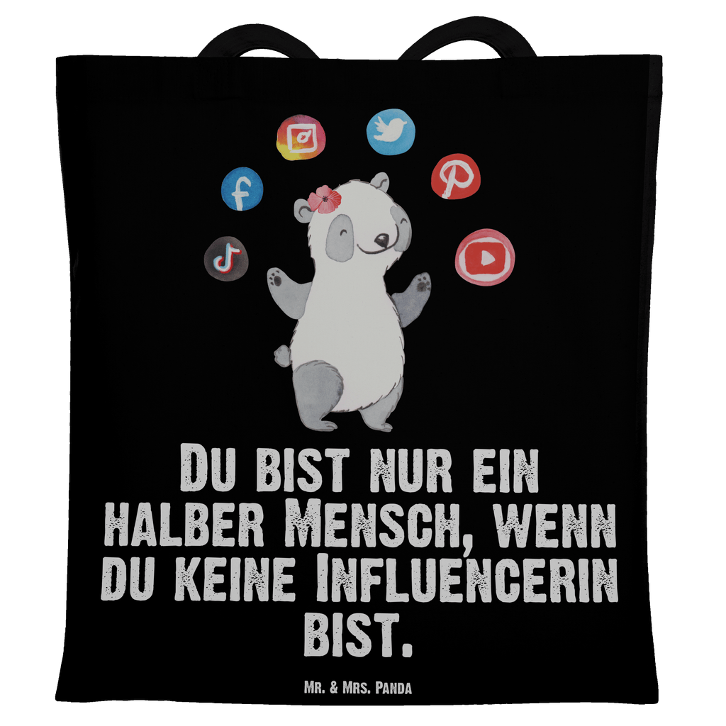 Tragetasche Influencerin mit Herz Beuteltasche, Beutel, Einkaufstasche, Jutebeutel, Stoffbeutel, Beruf, Ausbildung, Jubiläum, Abschied, Rente, Kollege, Kollegin, Geschenk, Schenken, Arbeitskollege, Mitarbeiter, Firma, Danke, Dankeschön