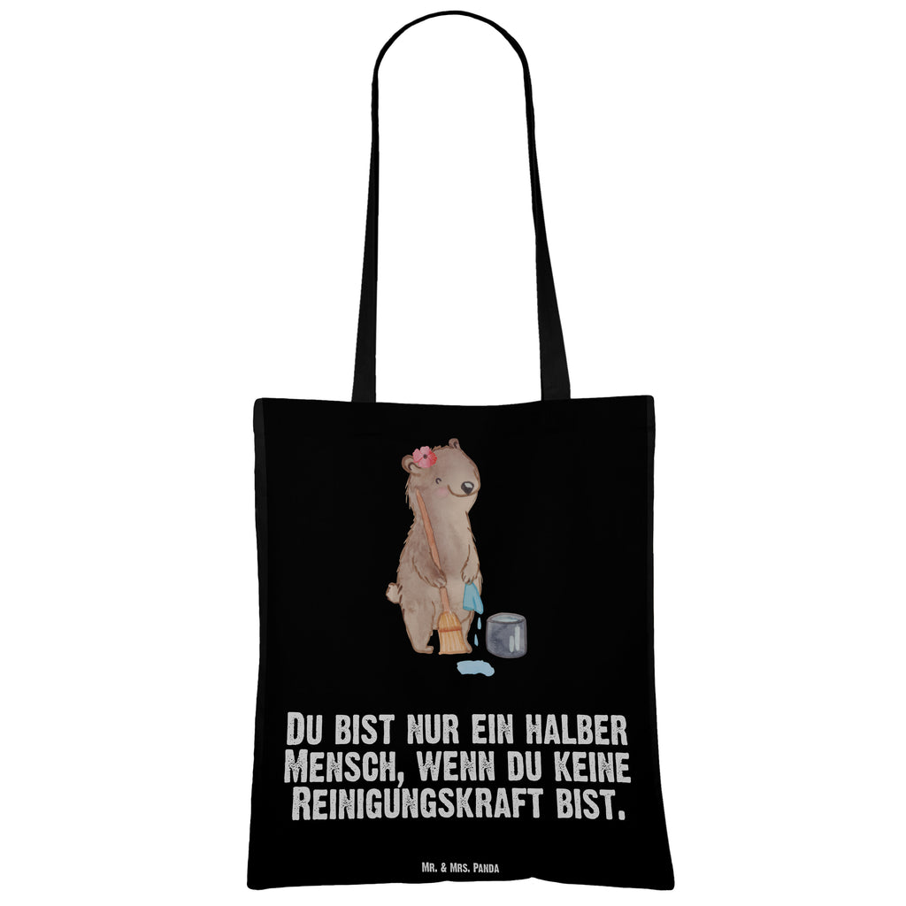 Tragetasche Reinigungskraft mit Herz Beuteltasche, Beutel, Einkaufstasche, Jutebeutel, Stoffbeutel, Beruf, Ausbildung, Jubiläum, Abschied, Rente, Kollege, Kollegin, Geschenk, Schenken, Arbeitskollege, Mitarbeiter, Firma, Danke, Dankeschön